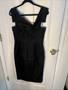 Maggy London Black Midi Sheath Dress